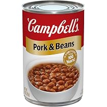 Amazon.com: Campbell's Cerdo y frijoles, lata de 11 oz : Comida ...