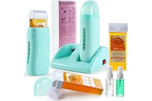 LIDDY DANCE Honey Roll on Wax, Dual Roll on Wax Warmer Kit, Soft 3 Pack Wax Roller Kit for Hair Removal, Waxing Kit Roll On, Wax Kit for Larger Areas of the Body, Home Roller Waxing Kit for Men and Women Beth lee