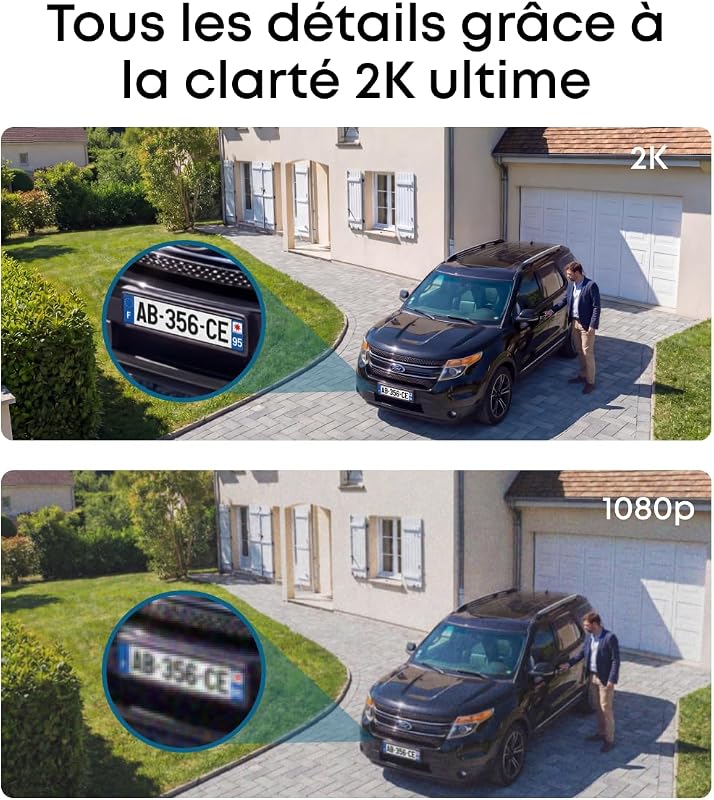 eufyCam C37 2K Caméra Surveillance WiFi extérieur sans Fil