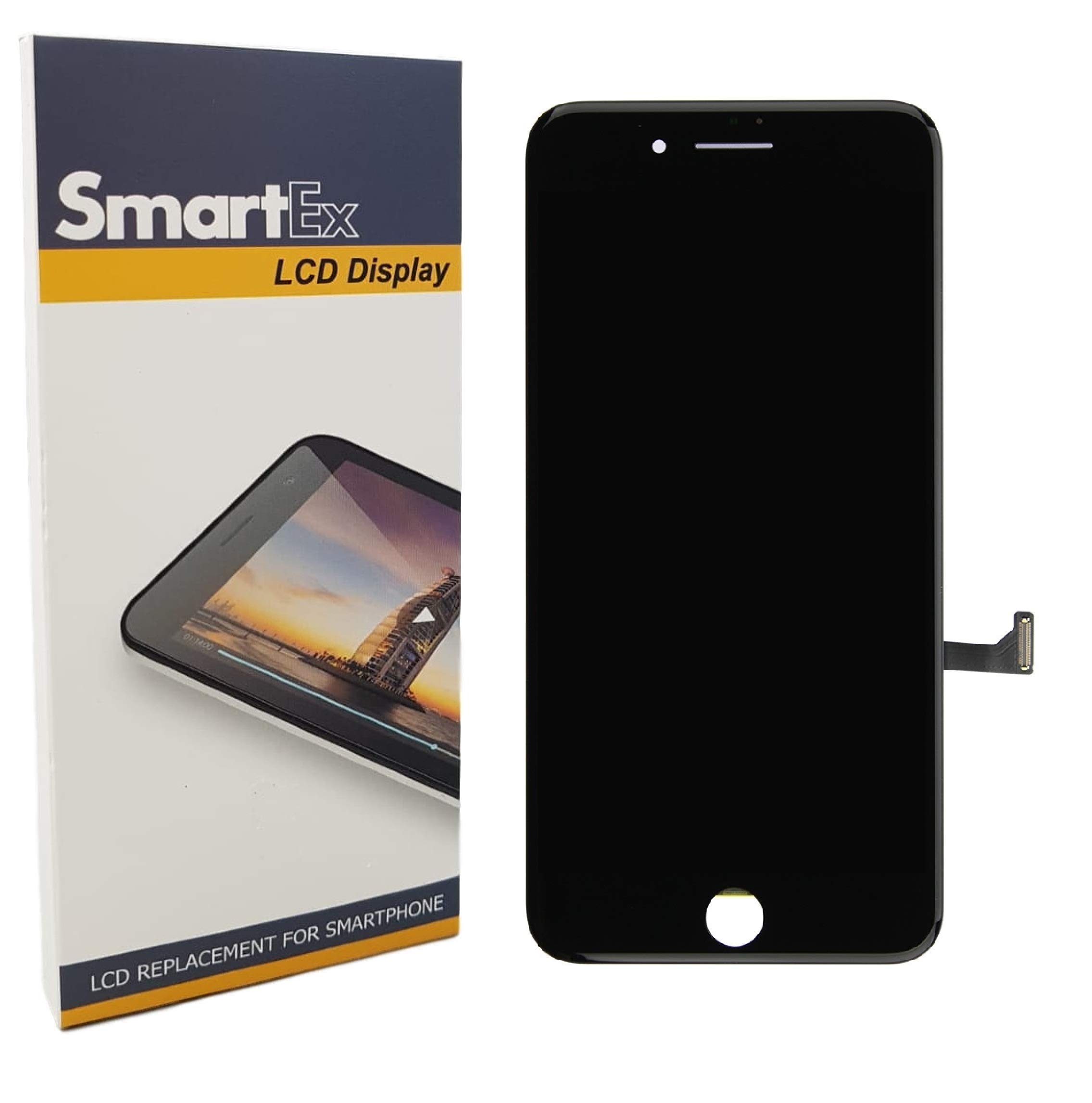 Smartex NEW LCD Display Black compatible with iPhone 7 Plus/Retina Display LCD and Glass Touch Screen