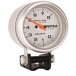 Auto Meter 3707 Sport-Comp Silver Mini