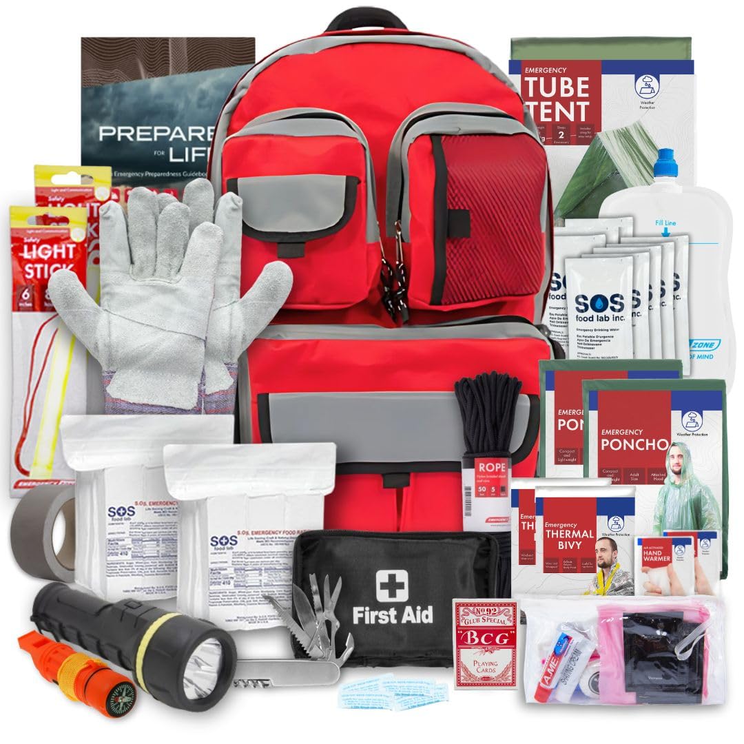 Family Emergency Kit Person All-in-one Survival Kit Backpack