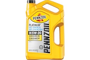 Pennzoil Platinum Full Synthetic 5W-20 Motor Oil, 5 Litre