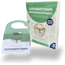 Pièges à Mites Pour Vêtements - Lot De 8 - Non Toxiques, Sans Odeur - Protection Longue Durée Pour Armoires - 3