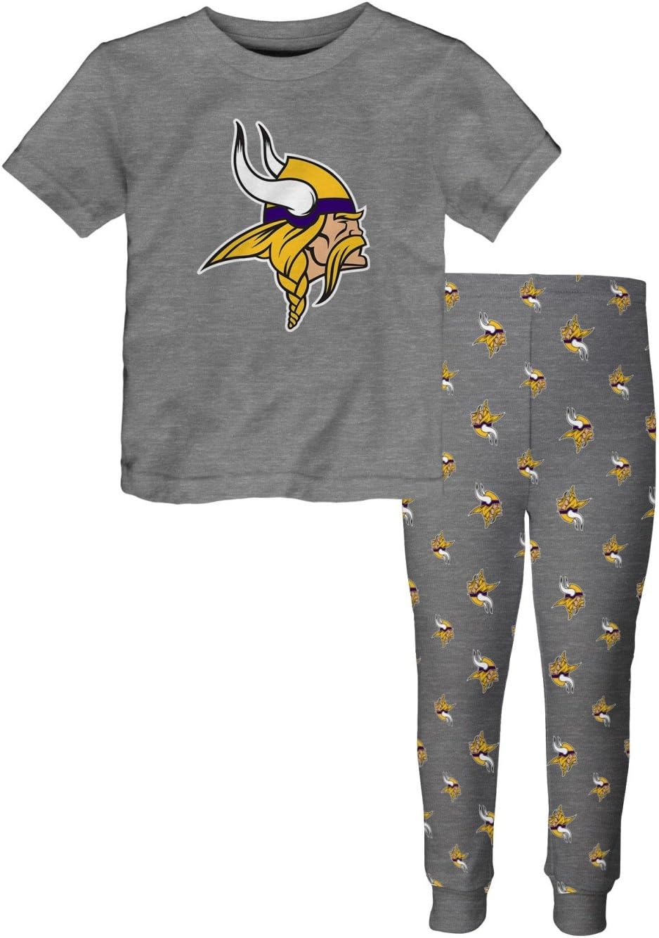 Minnesota Vikings Youth NFL "Overtime Pajama playera & Dormir Pant Set