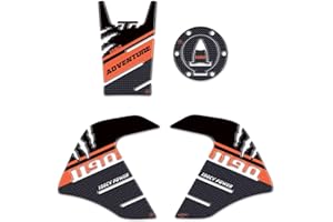labelbike - 3D Stickers Kit in Resin Gel Motorcycle Tank Protectors Compatible with KTM 1190 Adventure