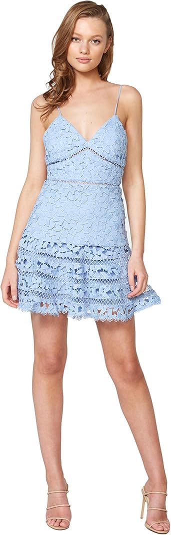amazon blue lace dress