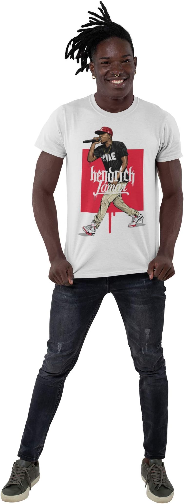 LuckyTshirt Hip HOP Tee Rap Kendrick Lamar Tee J Cole Drake Rihanna Notorious Big New UK T-Shirt 10 Designs