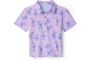 Tipsy Elves Kids and Toddlers Golf Shirts - Athletic Comfort Fit with Quick Dry Material