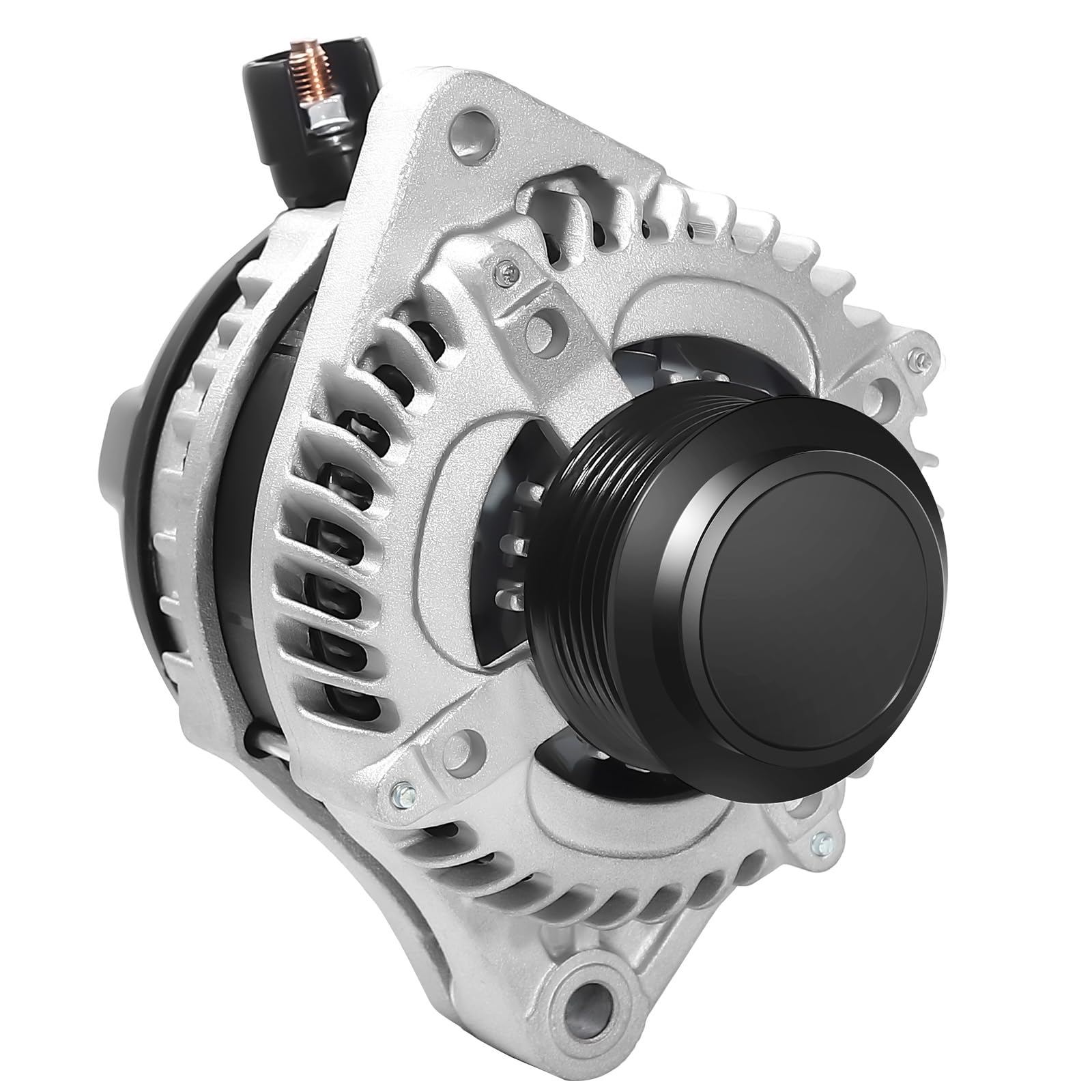 Photo 1 of 11573N New Alternator Compatible with 2011-2013 Honda Odyssey V6 3.5L, 2012-2015 Pilot, 2012-2014 Ridgeline, High Output 130Amp Alternator, 31100-RV0-A01 9764219-124