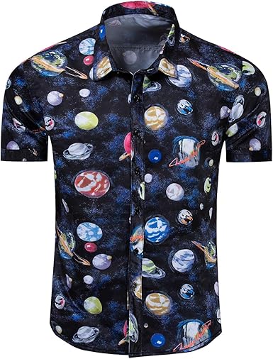camisas estampadas hombre amazon