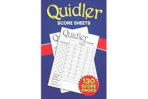 Quidler Score sheets: 130 Score Sheets For Scorekeeping (Size 6 x 9 inch)