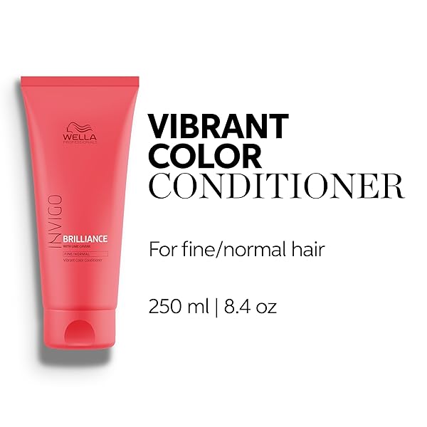 WELLA PROFESSIONALS INVIGO BRILLIANCE CONDITIONER | FOR FINE/NORMAL COLORED HAIR | INTENSE COLOR PROTECTION & MAINTAINS VIBRANCY | 8.4 FL OZ