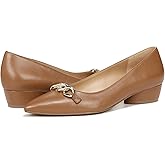 Naturalizer Women's Becca Pump, English Tea Brown Leather, 11 Narrow