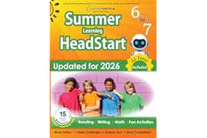 Summer Learning HeadStart, Grade 6 to 7: Fun Activities Plus Math, Reading, and Language Workbooks: Bridge to Success with Co