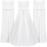 Moukeren 3 Pcs Football Field Towel Quarterback Accessories Cotton Sports Sweat Towel with Hook and Loop Fastener for Football, Golf, Gym(White)