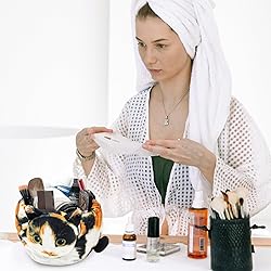 Openhahaha Drawstring Makeup Bag, Cat Makeup