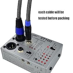 Ihurllu Balanced 1/4" TRS to XLR Male Patch