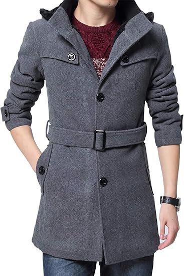 fur lined wool coat