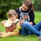 Dripex 23 Inch Concert Ukulele Natural Wood with Beginners Kit view 6