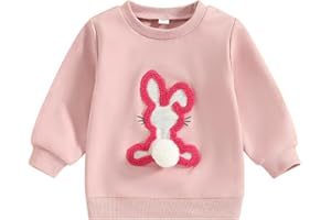 Kayotuas Toddler Girl Valentines Shirt Fuzzy Embroidered Letters Heart Sweatshirt Long Sleeve Crewneck Pullover Sweater Tops