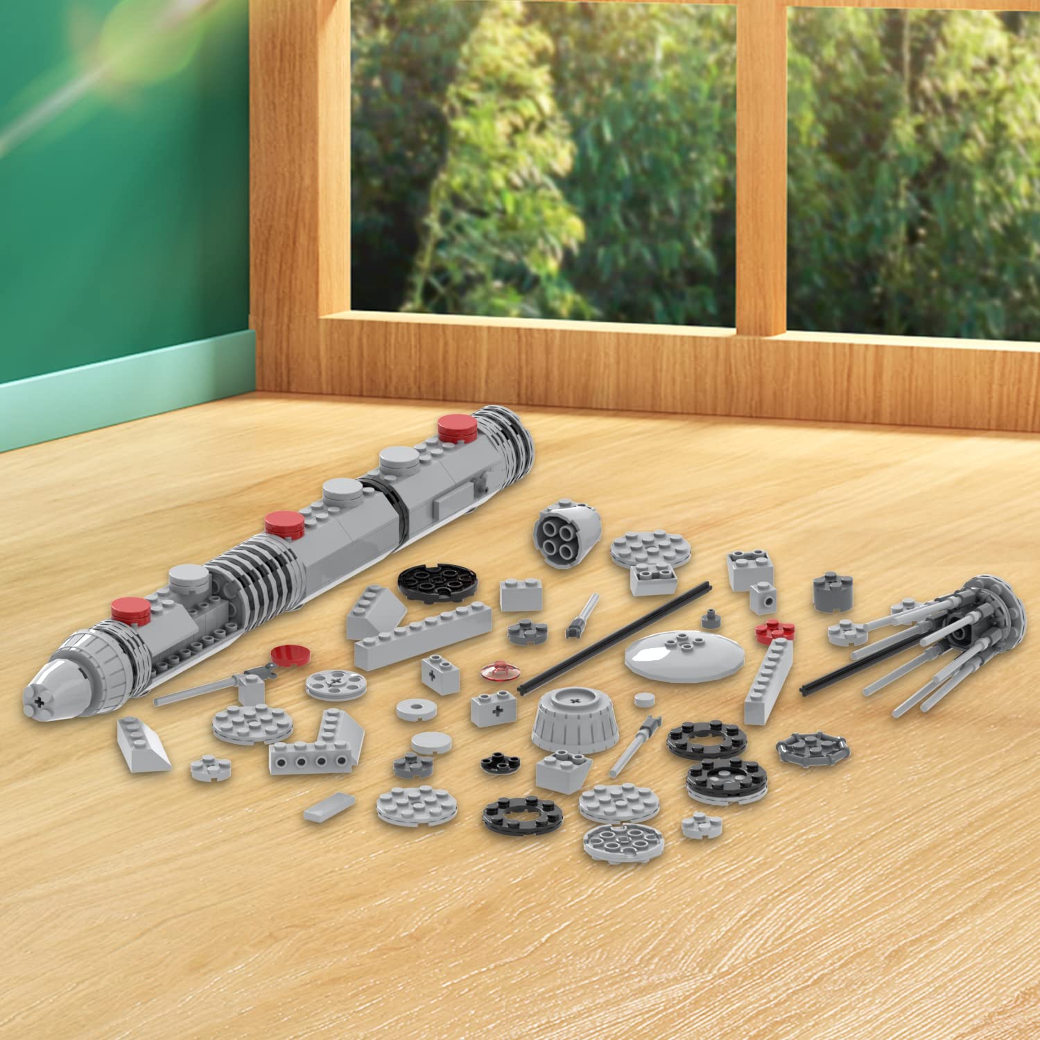 MOOXI-MOC Space Wars Darth Maul Lightsaber Hilt