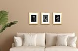 Scholar Tree Gold Wooden Picture Frame A4 Set of 3 with Mount view 2