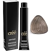 Cree Professional 9.11 - Intense Ash Very Light Blond Permanent Hair Color - Long Lasting, Rich Vibrant - Gray Coverage 100ml - 3.4 fl.oz.