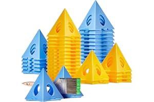 40pcs Painters Pyramids Stands, Paint Triangle Stands, Painting Pyramid for Cabinet & Doors Riser Support, Painter's Points