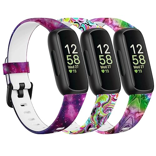 Ybludiy Pack Compatible with Fitbit Inspire Bands,Soft Sport