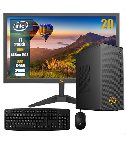 Renovado) Dell Optiplex 7060 Micro MFF Desktop PC Intel i7-8700T 6