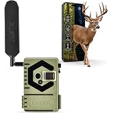 Covert Interceptor Cellular Pro Trail Cameras with Night Vision Motion Activated Waterproof 20mp 1080p Video &amp; 2" Screen Quality Hunting Gear Ideal for Deer Hunting Gifts 0.4s Trigger 90ft Flash Range