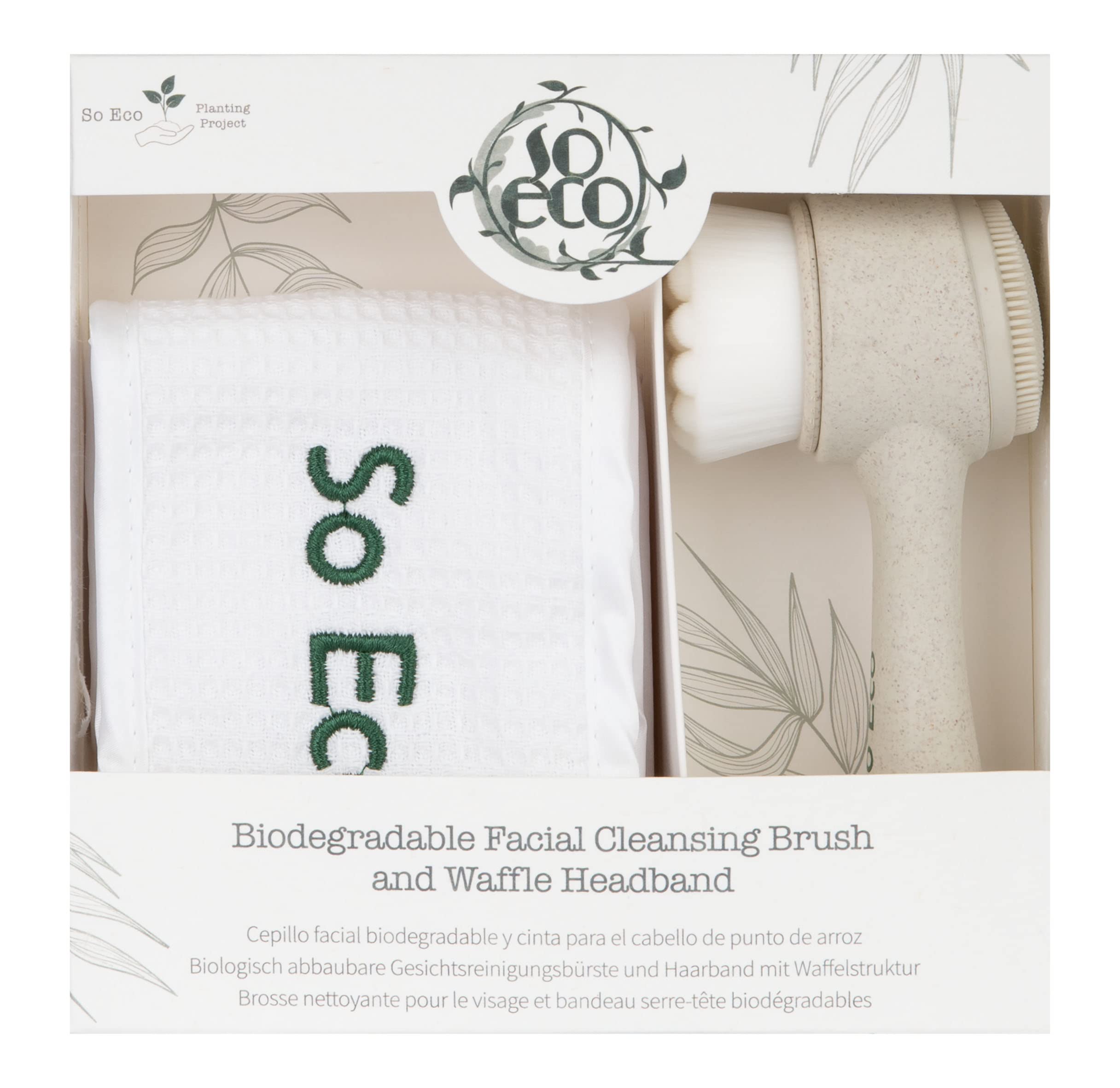 So Eco Facial Cleansing Brush and Waffle Headband