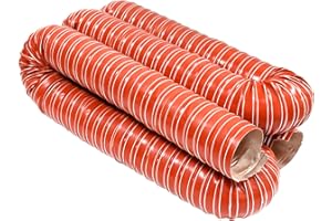 NOWBALL 3in Automotive Air Duct Hose, Length 3 Meter-10ft, 3" Silicone Flexible Cooling Ducting, 76mm High Heat Brake Exhaust Hose for Car, Garage, Dryer Air System