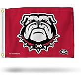 Georgia Bulldogs Flag - Boat Flag - Golf Cart Flag - 12" x 18" - Dawgs
