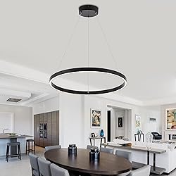 WELAKI Modern Led Chandelier, 1 Ring Contemporary