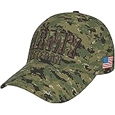 Army Veteran Camo Hat for Men with USA Flag Comfortable Adjustable Baseball Cap Best Gifts for Veterans Dad Uncle Grandpa