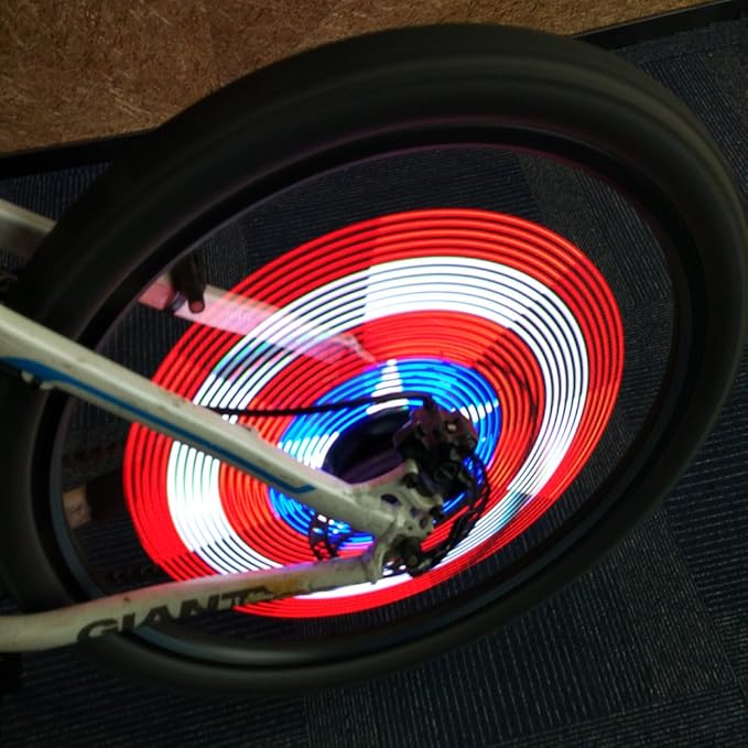 XuanWheel X1 Programmable Rechargeable LED Bike Wheel Light