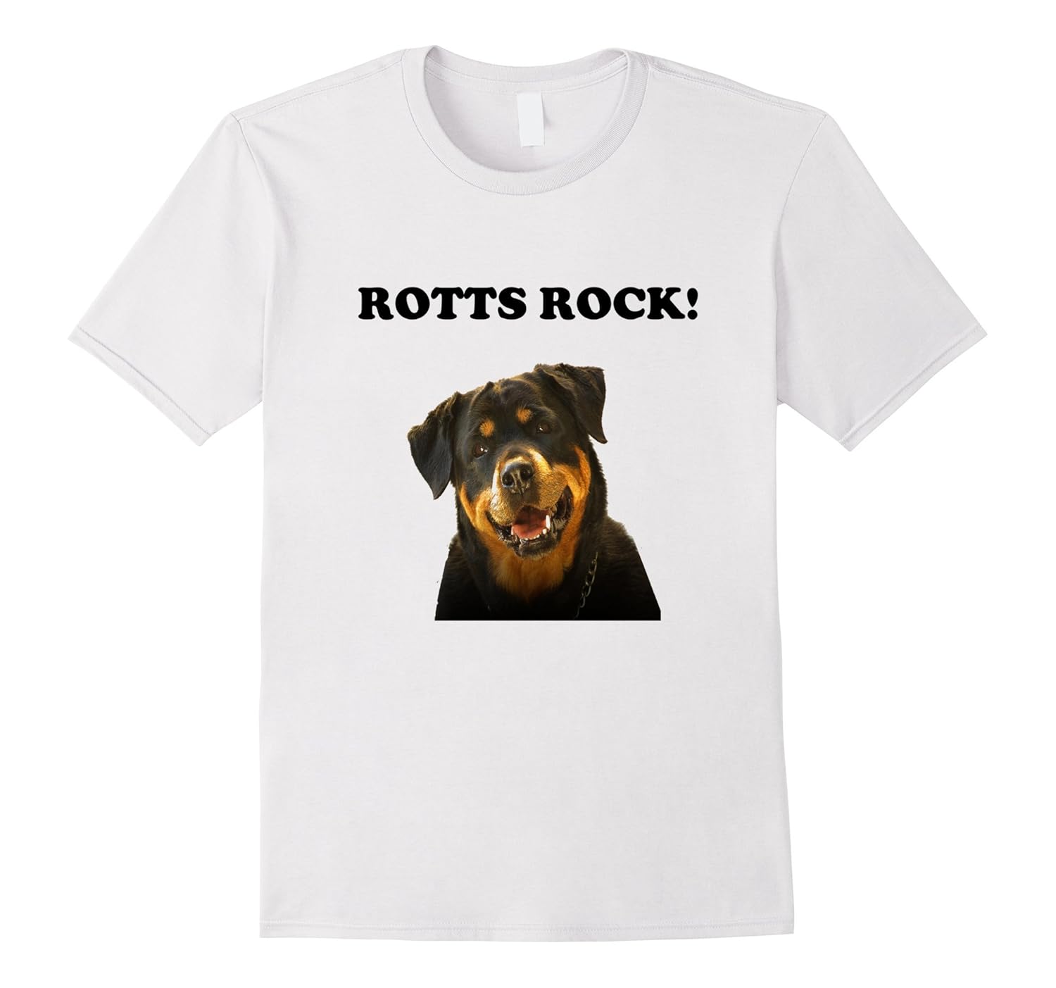 Rotts Rock Rottweiler T-shirt for the True Dog Lover-4LVS