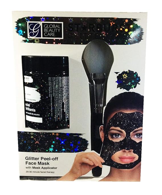 Download Amazon Com Global Beauty Care Starburst Charcoal Formula Glitter Peel Off Face Mask Beauty PSD Mockup Templates