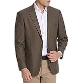 AMY ZHU Men's Blazer Men Sport Coat 2 Button Houndstooth Stretch Cacual Suit Jacket for Daily Wedding Wear