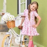 Glerc 12 Inch Kids Bike for Girls 3 4 5 Years Basket Bell Stabilisers White view 7