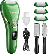 ShoRan Electric Foot File Remover, USB Rechargeable, 3 Rollers view 1