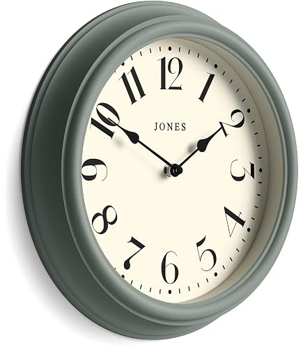 Amazon.com: JONES CLOCKS® Frieze wall Clock | Small Elegant