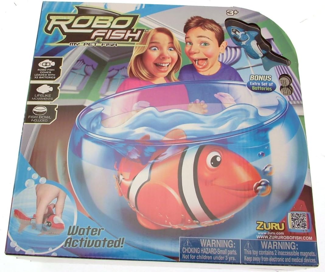 My Pet Fish Robo Fish Starter Pack Robot Shark Bowl and Batteries