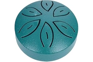 Rain Drum for Outside, 3 Inches 6 Notes Mini Steel Tongue Drum for Kids, Rain Music Maker Outside Rain Drum with Mallets and 