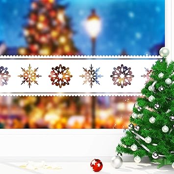 Amazon Com Yenhome 4 X32 8 White Snow Borders Transparent Decorative Wallpaper Borders Peel And Stick Wallpaper Wall Decal Border For Bathroom Bedroom Self Adhesive Wall Border Removable Waterproof Borders Roll Arts Crafts Sewing