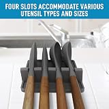 Koksi Utensil Rest 2 Pack - Silicone Spoon Holder, Heat Resistant, BPA-Free view 5