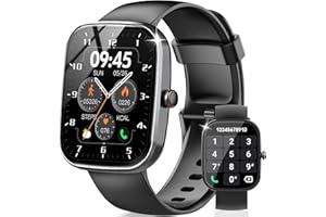 Csasan Smart Watch, 1.91" HD Screen Smartwatch for Men Women, Fitness Watch with Heart Rate/Sleep Monitor/Steps Monitor, 110+ Sports Modes, IP68 Waterproof Activity Trackers for Android iOS