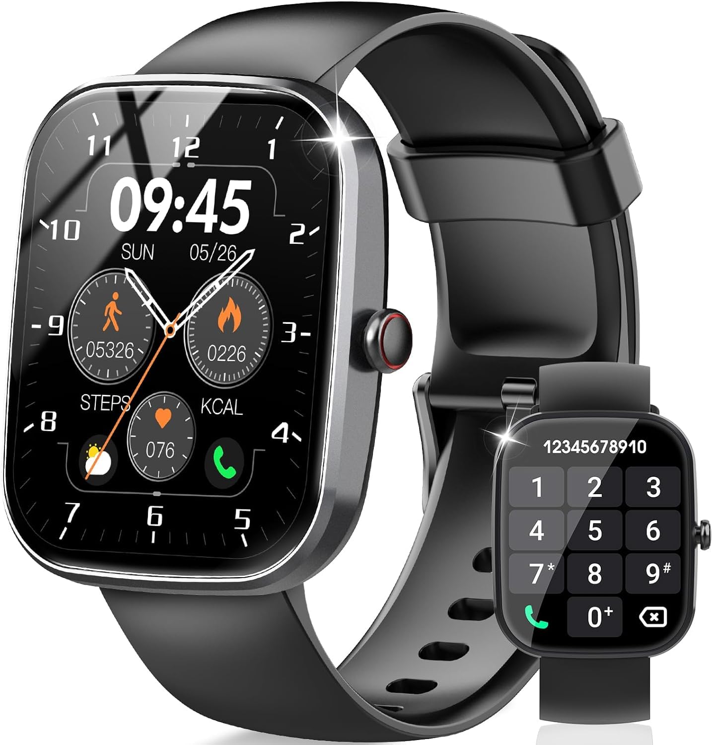 Photo 1 of Csasan Smart Watch, 1.91" HD Screen Smartwatch for Men Women, Fitness Watch with Heart Rate/Sleep Monitor/Steps Monitor, 110+ Sports Modes, IP68 Waterproof Activity Trackers for Android iOS